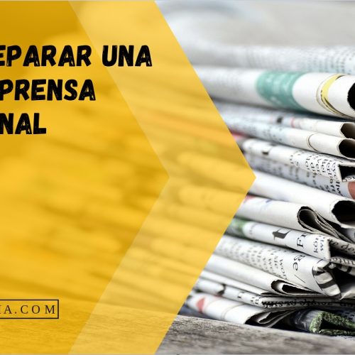 como hacer una nota de prensa